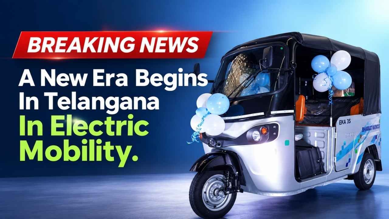 Electric Autorickshaw Hyderabad: EKA AVI 3S Launched