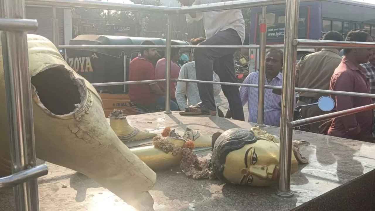 Chakali Ilamma Statue Vandalised, Tension Grips Medak