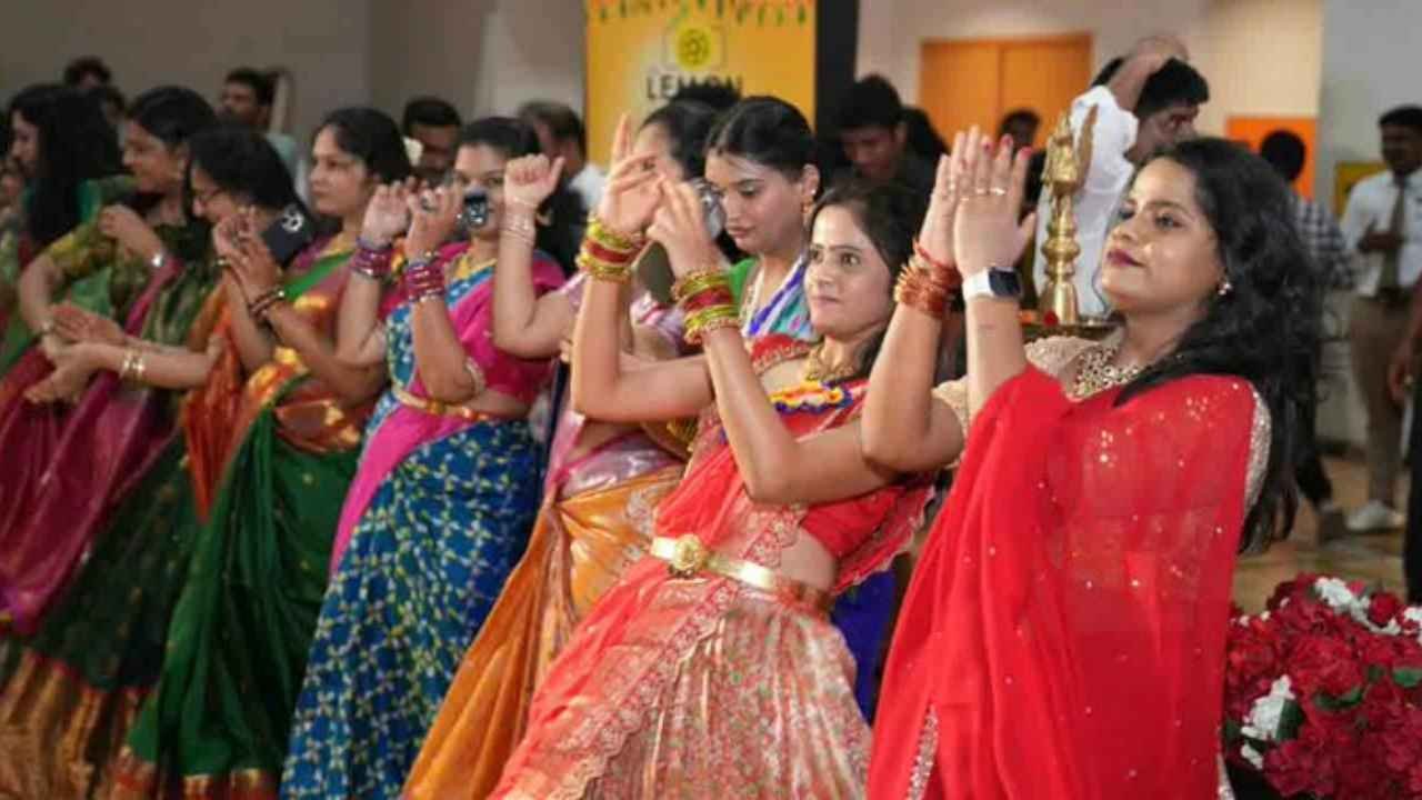 Bathukamma Celebrations Draw Over 6,000 Telangana Expats In Dubai