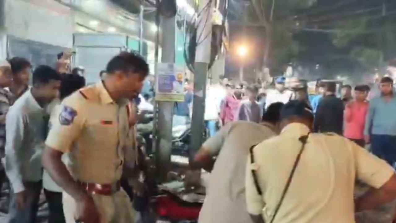 Hyderabad Man Sets Motorcycle On Fire After Row With Police