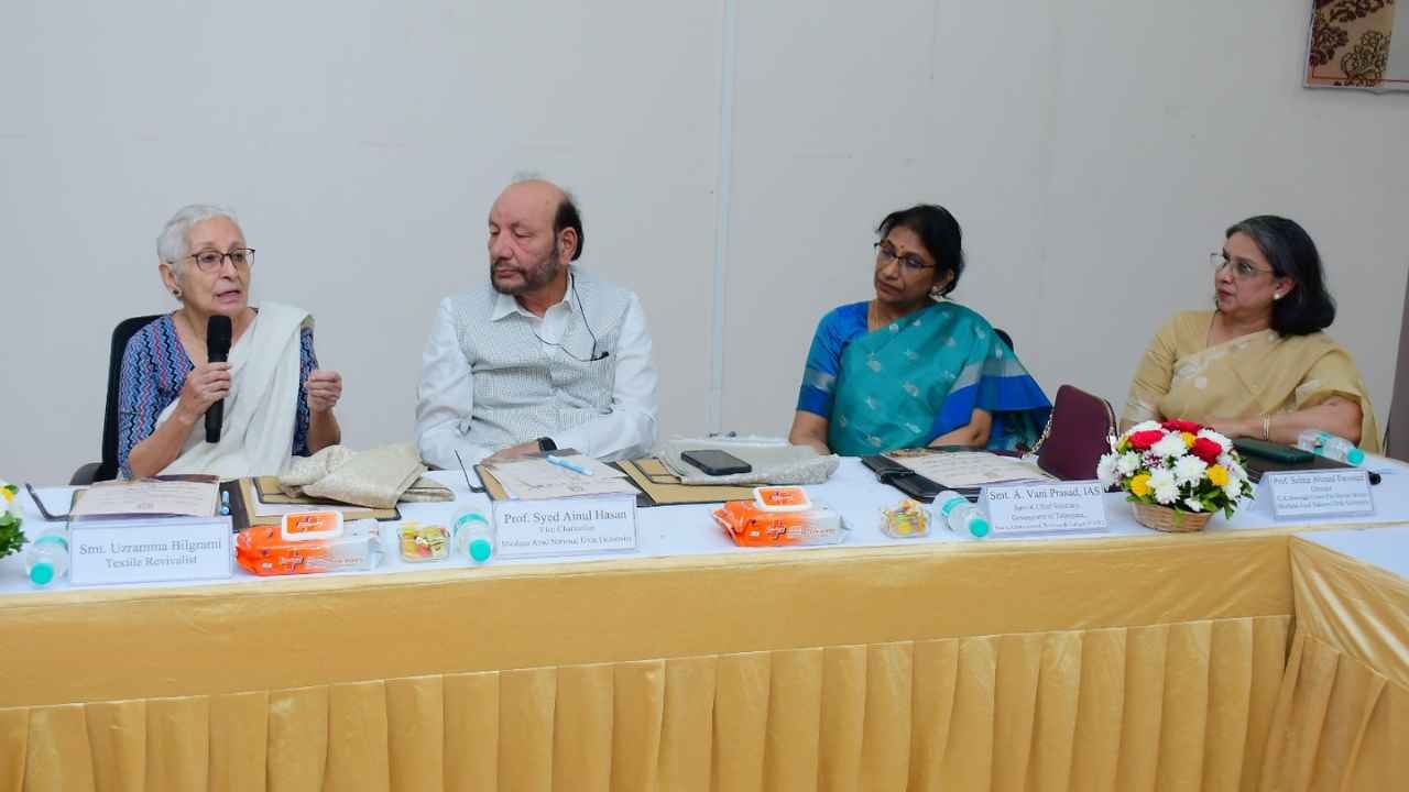 Deccan Textile Traditions Seminar Held At MANUU