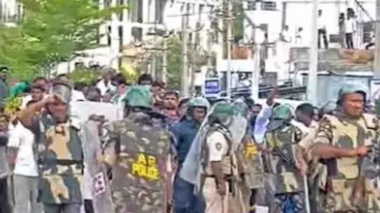 Police Fire Six Rounds in Air as Clashes Erupt During AP Poll Nominations