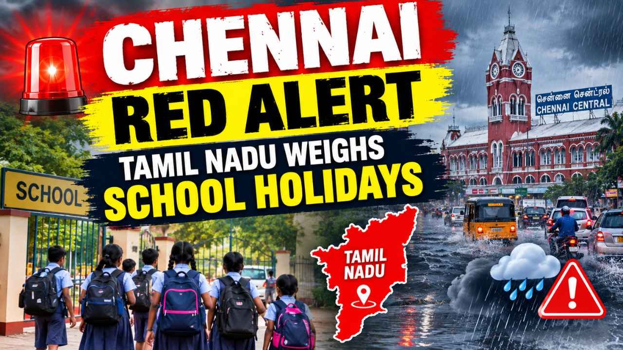 Chennai Red Alert: Tamil Nadu Weighs School Holidays