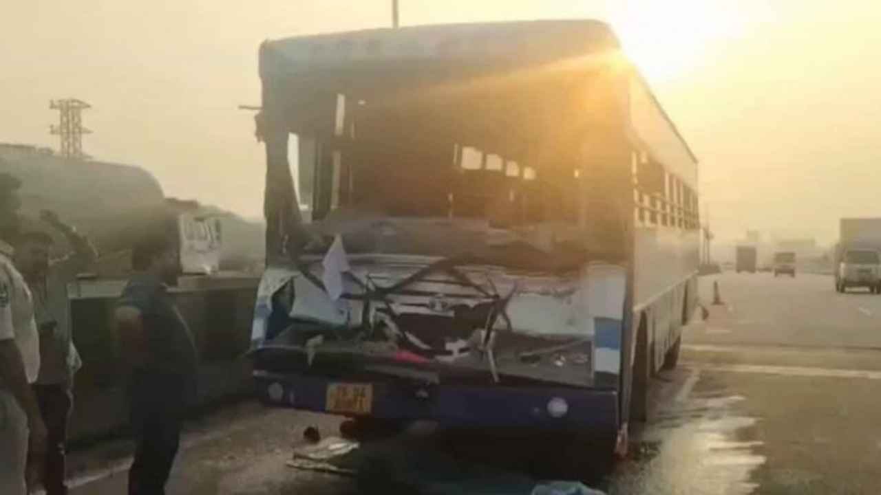 Khammam RTC Bus Accident: 15 People Injured In Hyderabad