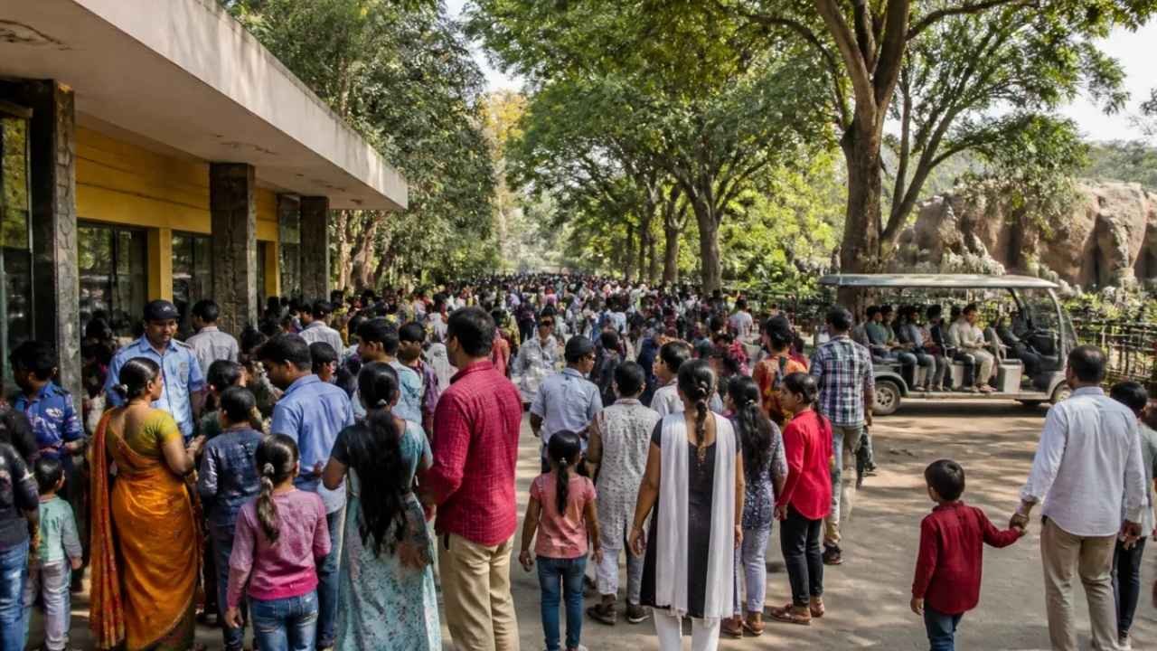Hyderabad Zoo Records 20,483 Visitors During Dasara