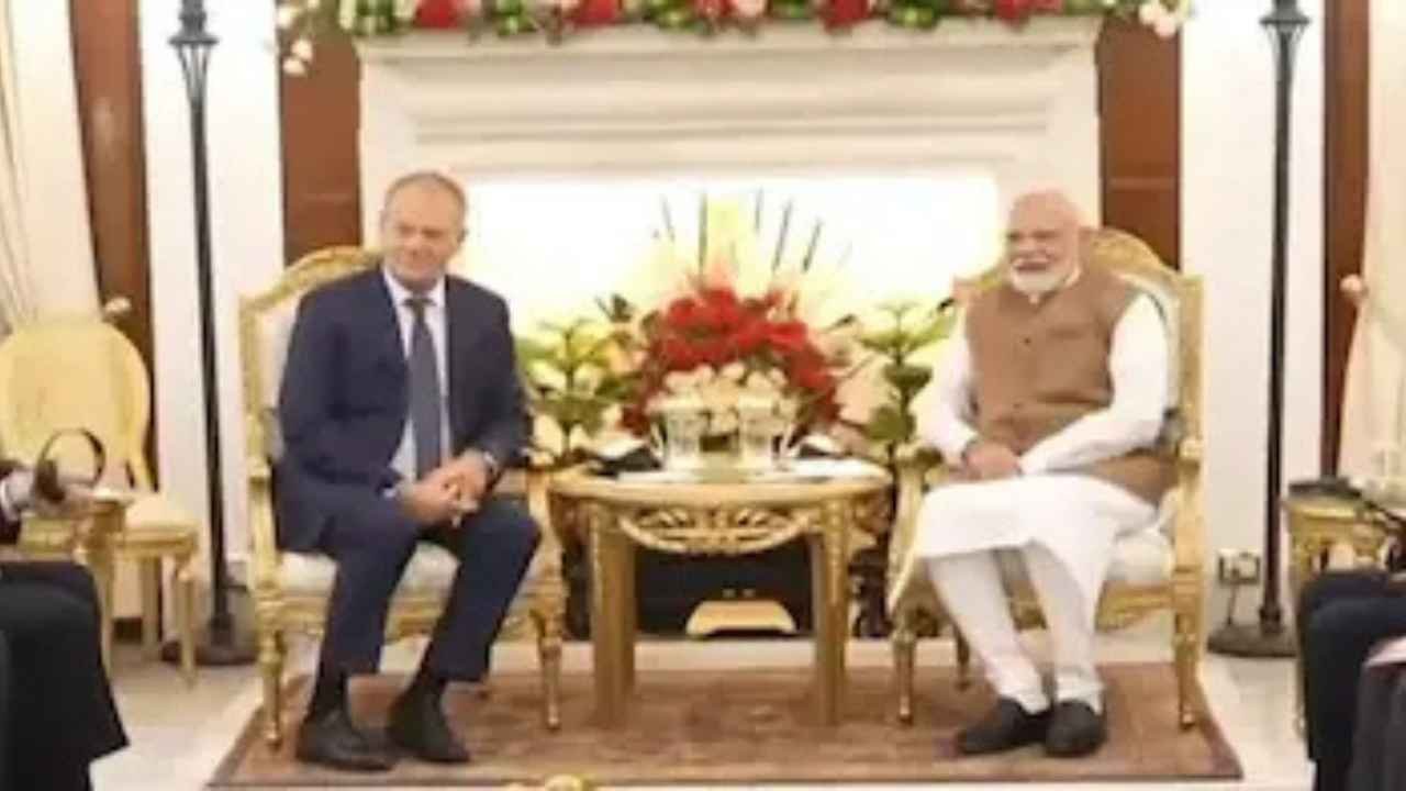 PM Modi, Donald Tusk Hold Talks At Hyderabad House