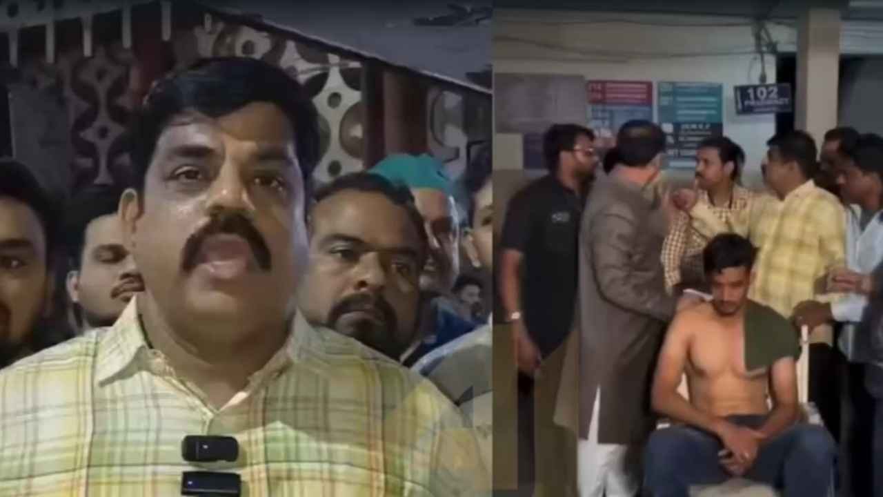 Shamshabad Electricians Attacked With Sticks