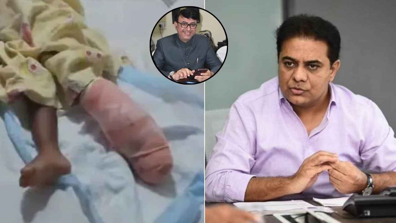 KTR Assures Financial Help for Two-Year-Old Who Lost Leg