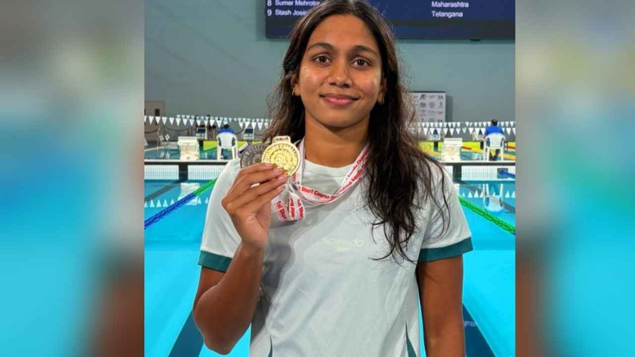 Mittapalli Ritvika Equals Indian 50m Breaststroke Record