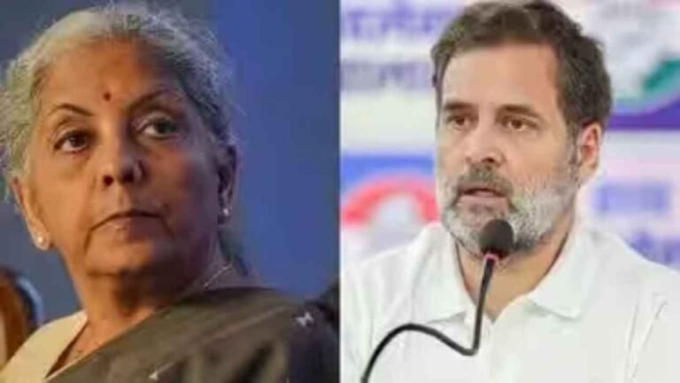 Nirmala Sitharaman Hits Back At Rahul Gandhi Over Tata Group