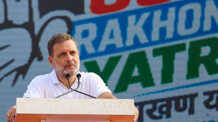 Rahul Gandhi November 1 March To Save Democracy