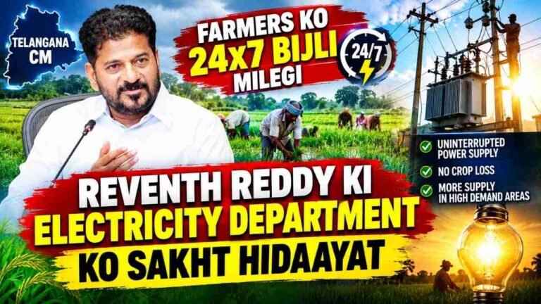 Revanth Reddy Warns Officials Over Telangana Power Cuts