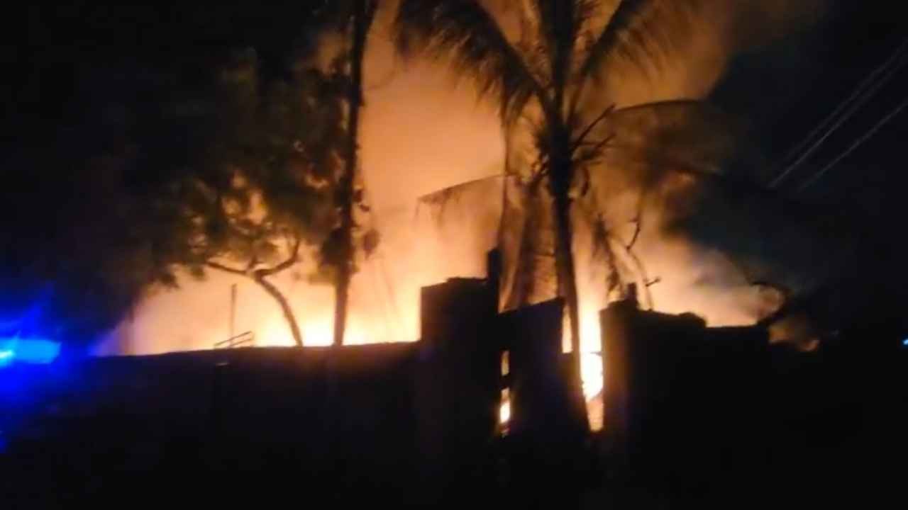 Balapur Plastic Godown Fire: Crores in Losses