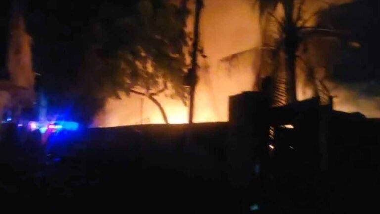 Balapur Plastic Godown Fire: Crores in Losses