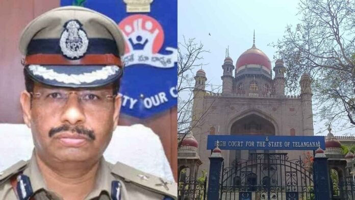 Telangana HC Issues Contempt Notice to Hyderabad CP Sajjanar